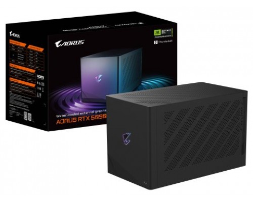 GIGABYTE AORUS RTX 5090 AI BOX Tarjeta Gr&aacute;fica &ndash; 32 GB GDDR7, 512 bits, PCI-E 5.0, frecuencia de n&uacute;cleo 2407 MHz, 3 x DP 2.1, 1 x HDMI 2.1, GV-N5090IXEB-32GD 1.0 (Espera 4 dias)