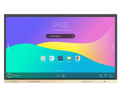 BENQAV PANTALLA INTERACTIVA RE9804FV (9H.FAKTK.DE4) 98" EDLA WITH ANDROID 13, 8GB / 64GB, UHD 3840 &times; 2160 PIXELS, 20W X2 SPEAKER, BUILT.IN CAMARA, CLASSROOMCARE EYE-CARE: AG, LBL(HW), FF, USB-C 3.0 X1 (PD 65 W) + 2.0 X1, NO BUIT-IN WIFI & NFC L