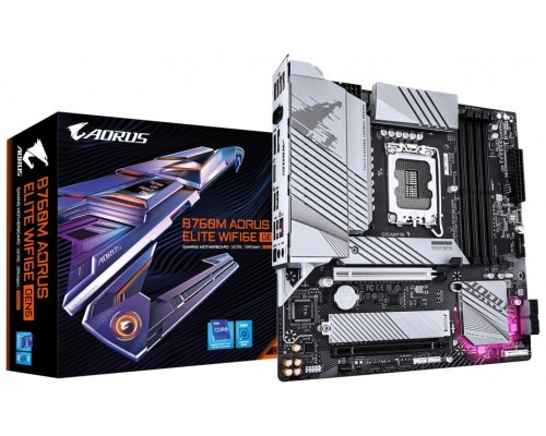 PLACA BASE GIGABYTE B760M A E  WF6E GEN5 1.0 DDR4 1700 MATX 4XDDR4
