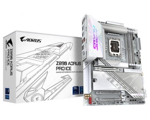 PLACA GIGABYTE Z890 AORUS PRO ICE,INTEL,1851,Z890,4DDR5 (Espera 4 dias)