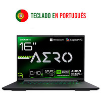 PORTATIL GIGABYTE AERO X16 2WHA3PTC65AH R9-370HX 32GB 1TB RTX5070 16" W11H-142134 PORTATIL GIGABYTE AERO X16 2WHA3PTC65AH R9-370HX 32GB 1TB RTX5070 16" W11H