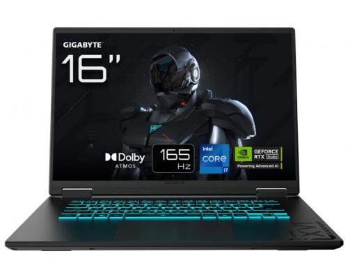 PORTATIL GIGABYTE A16 CVHI3PT894SD I7-13620H  RTX5060 16GB 1TB 16" WUXGA FreeDOS