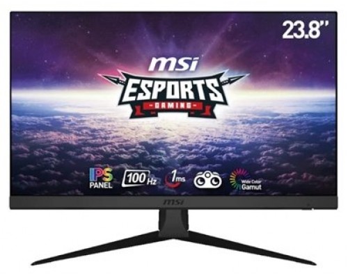 MSI G2412V Monitor 23.8"Gaming 100hz 1ms HDMI DP