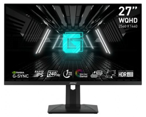 MSI G274QPX pantalla para PC 68,6 cm (27") 2560 x 1440 Pixeles Quad HD Negro (Espera 4 dias)
