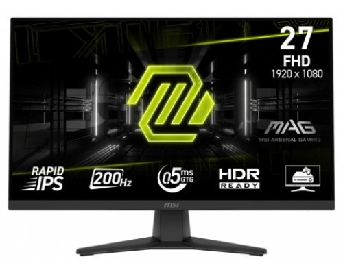 MSI MAG 272F pantalla para PC 68,6 cm (27") 1920 x 1080 Pixeles Full HD Negro (Espera 4 dias)