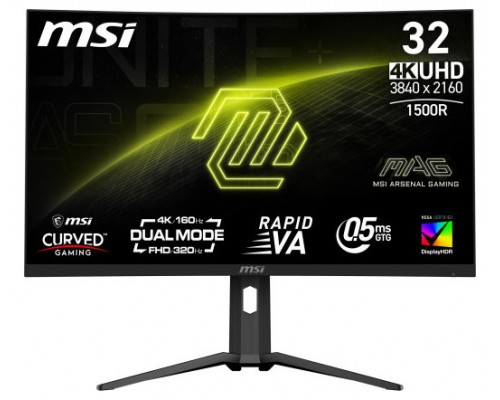 MSI MAG 321CUPDF pantalla para PC 80 cm (31.5") 3840 x 2160 Pixeles 4K Ultra HD LCD Negro (Espera 4 dias)
