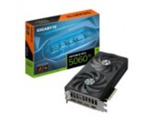 GIGABYTE GeForce RTX 5060 EAGLE MAX OC 8G Tarjeta Gráfica – 8 GB GDDR7, 128 bits, PCI-E 5.0, frecuencia de núcleo 2550 MHz, 3 x DisplayPort, 1 x HDMI, NVIDIA DLSS 4, GV-N5060EAGLEMAX OC-8GD 1.0 (Espera 4 dias)