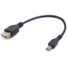 Gembird Cable USB 2.0 OTG Micro B/M - A/H 15 cm Ne