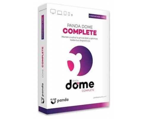 SOFTWARE ANTIVIRUS PANDA  DOME COMPLETE  5 LICENCIAS 1