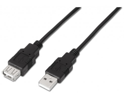 CABLE USB 2.0 TIPO AM-AH NEGRO 1.0M AISENS A101-0015