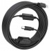 CABLE USB 2.0 CON AMPLIFICADOR TIPO AM-BM NEGRO 15M