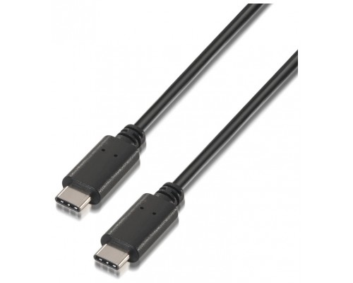 Aisens  Cable USB 2.0 3A C/M-C/M Negro 2.0M