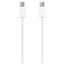 AISENS - CABLE USB 2.0 3A 60W APPLE, TIPO USB-C/M-USB-C/M, BLANCO, 2.0M