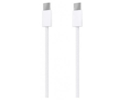 AISENS - CABLE USB 2.0 3A 60W APPLE, TIPO USB-C/M-USB-C/M, BLANCO, 2.0M