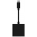 AISENS - CONVERSOR USB-C A DISPLAYPORT 4K@60HZ, USB-C/M-DP/H, NEGRO, 15CM