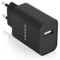 AISENS - CARGADOR USB 10W ALTA EFICIENCIA, 5V/2A, NEGRO