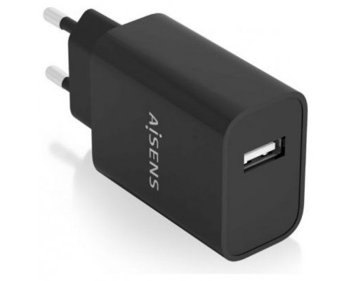 AISENS - CARGADOR USB 10W ALTA EFICIENCIA, 5V/2A, NEGRO