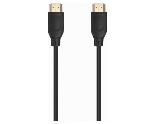 AISENS - CABLE HDMI V2.0 PREMIUM ALTA VELOCIDAD / HEC 4K@60HZ 18GBPS, A/M-A/M, NEGRO, 2.0M