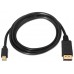 AISENS - CABLE MINI DP A DISPLAYPORT V1.2 4K@60HZ, MDP/M-DP/M, NEGRO, 2.0M