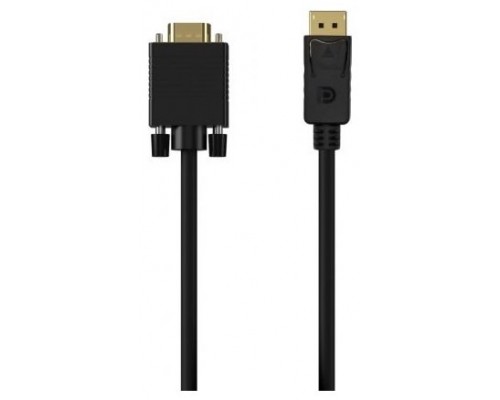 CABLE CONVERSOR DISPLAYPORT A VGA DPM-VGAM NEGRO 1.0M