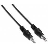 CABLE AUDIO ESTEREO JACK 3.5M-JACK 3.5M NEGRO 3.0M