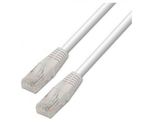 CABLE RED LATIGUILLO RJ45 CAT.5E UTP AWG24 BLANCO 2.0M