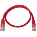 AISENS - CABLE DE RED LATIGUILLO RJ45 CAT.6 UTP AWG24, ROJO, 0.5M