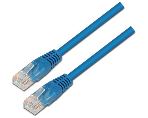 CABLE AISENS DE RED LATIGUILLO RJ45 CAT.6 UTP AWG24 AZUL 0.5M