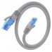 AISENS - CABLE DE RED LATIGUILLO RJ45 CAT.6 UTP AWG26 CCA, GRIS, 30CM