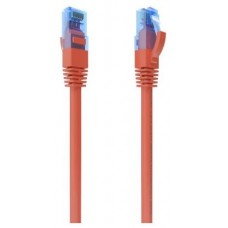 AISENS - CABLE DE RED LATIGUILLO RJ45 CAT.6 UTP AWG26 CCA, ROJO, 0.5M