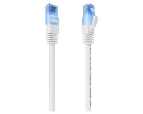 AISENS - CABLE DE RED LATIGUILLO RJ45 CAT.6 UTP AWG26 CCA, BLANCO, 2.0M