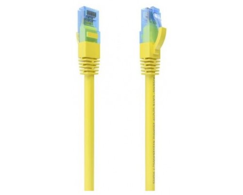 AISENS - CABLE DE RED LATIGUILLO RJ45 CAT.6 UTP AWG26 CCA, AMARILLO, 3.0M