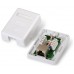 AISENS - ROSETA DE SUPERFICIE RJ45 CAT.6 FTP 1 TOMA, BLANCO