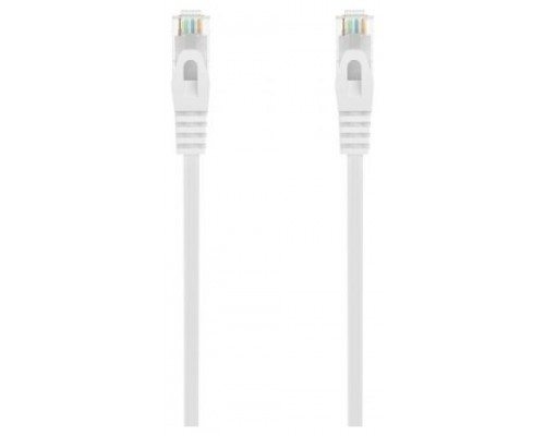 AISENS - CABLE DE RED LATIGUILLO RJ45 LSZH CAT.6A 500 MHZ UTP AWG24, BLANCO, 30CM