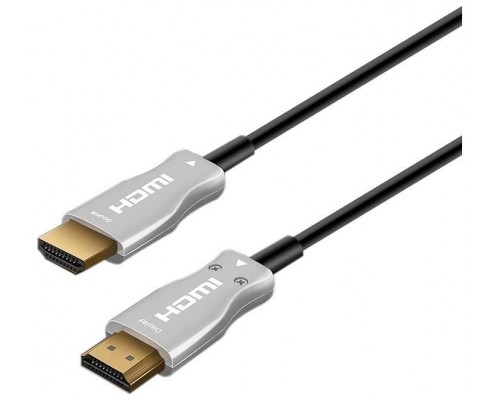 AISENS - CABLE HDMI V2.0 AOC PREMIUM ALTA VELOCIDAD / HEC 4K@60HZ 18GBPS, A/M-A/M, NEGRO, 30M