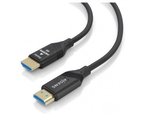 CABLE HDMI AISENS V2.0 OPTICO ACTIVO AOC 4K60HZ 18GBPS A/M-A/M 30M NEGRO
