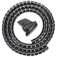 ORGANIZADOR DE CABLE EN ESPIRAL 25MM NEGRO 1.0M AISENS