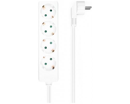 REGLETA 4 SALIDAS AISENS SIN INTERRUPTOR CON CABLE