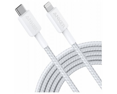 CABLE ANKER 322 USB-C TO LIGHTNING CABLE NYLON 3M WHITE