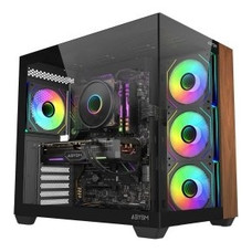 CAJA ATX ABYSM SAVA 285B SIN FUENTE NEGRO MADERA 3-16012 CAJA ATX ABYSM SAVA 285B SIN FUENTE NEGRO MADERA 3