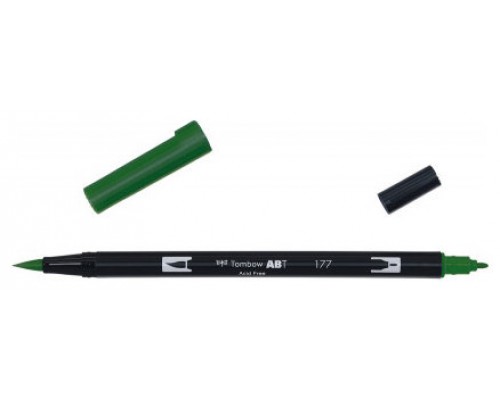 ROTULADOR DOBLE PUNTA PINCEL COLOR DARK JADE TOMBOW ABT-177 (MIN6) (Espera 4 dias)