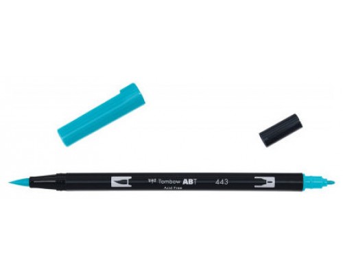 ROTULADOR DOBLE PUNTA PINCEL COLOR TURQUOISE TOMBOW ABT-443 (MIN6) (Espera 4 dias)