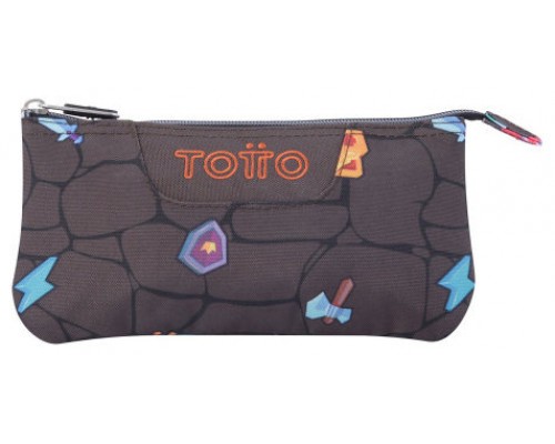 ESTUCHE ESCOLAR TRES COMPARTIMENTOS ESTAMPADO VIDEOJUEGO - TABLERO TOTTO AC52ECO012-2210Z-3Y7 (Espera 4 dias)