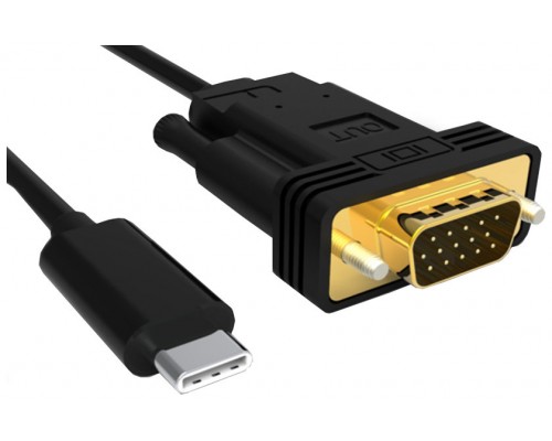 Cable USB 3.1 Tipo C a VGA Macho 32AW 1080P/60Hz (Espera 2 dias)
