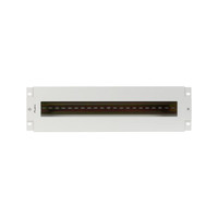 PANEL LANBERG DISTRIBUIDRO DE TENSION 19" 3U CON RAIL DIN TS-35 GRIS-1422 PANEL LANBERG DISTRIBUIDRO DE TENSION 19" 3U CON RAIL DIN TS-35 GRIS