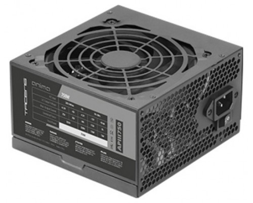 Tacens APIII750 unidad de fuente de alimentación 750 W 20+4 pin ATX ATX Negro (Espera 4 dias)