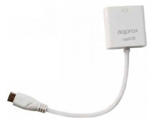 ADAPTADOR MINI HDMI A VGA APPROX  APPC20