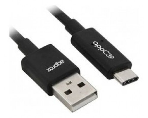 CABLE USB 2.0  A USB TYPE-C CONECTORES METALICOS APPROX (Espera 4 dias)