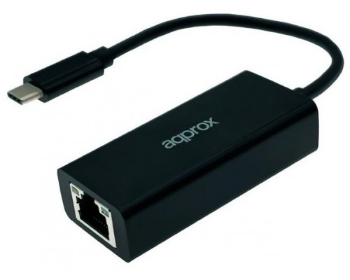 ADAPTADOR TYPE-C A ETHERNET GIGABIT 10/100/1000 APPROX (Espera 4 dias)