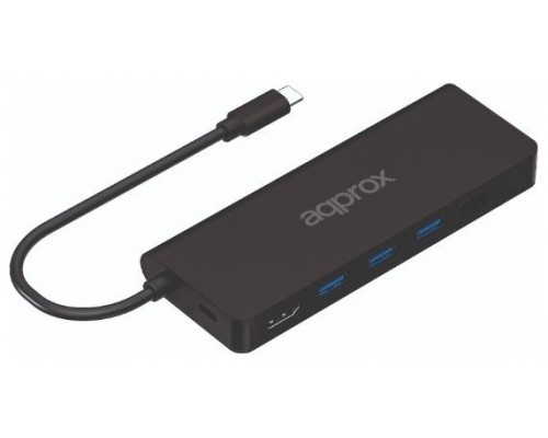 DOCKING USB-C APPROX APPC53 A 1xHDMI 4K 3xUSB-A 3.0